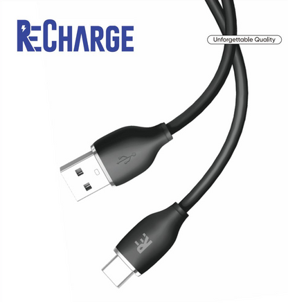 ReCharge USB-A to Type-C 3FT Cable