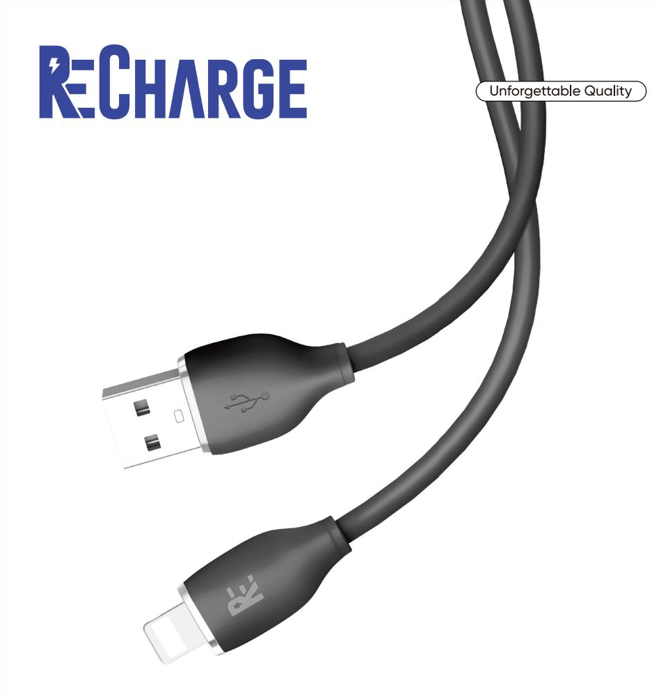 ReCharge USB-A to Lightning 3FT Cable